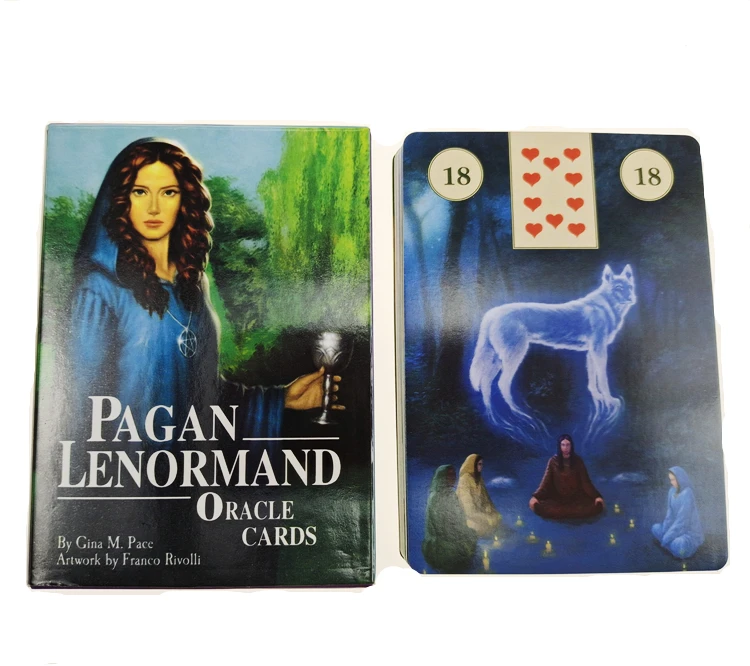 Языческие карты Lenormand Tarot epic ink witch circle of life зеленые глифы lenormand настольная игра в PDF