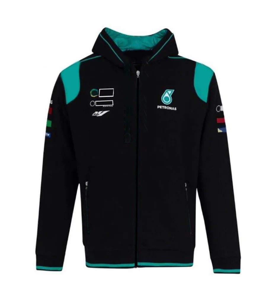 

F1 Formula One Team Racing Workwear Men's Hooded Casual Jacket Sweater Plus Velvet 2021 New