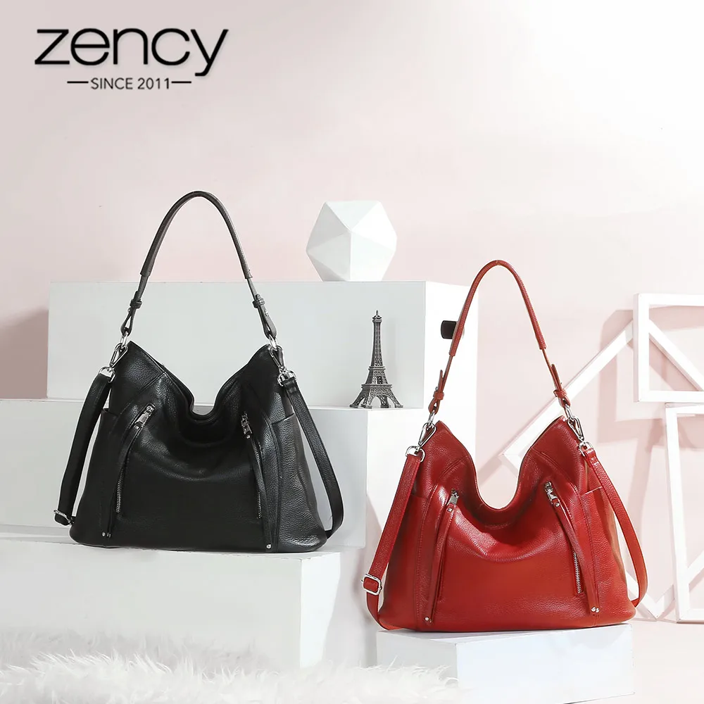 ZENCY Новое поступление Повседневная сумка роскошная из натуральной кожи для