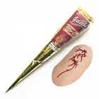 Черная, коричневая, индийская хна, татуировка, краска для тела, искусство, временные шишки, менди, сексуальная татуировка, свадьба, водостойкая краска для татуировок