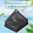Сетка для защиты от УФ-лучей HDPE, черная сетка для защиты от солнца, сетка для наружного бассейна, садовая теплица, солнцезащитный козырек, коэффициент защиты от солнца 75%