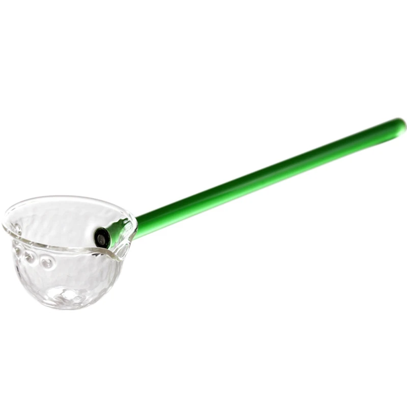 Бытовой стеклянный дозатор для чая ложка прозрачная стеклянная с фильтром