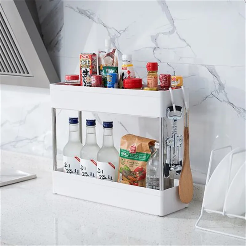 Пластиковая полка-органайзер для кухни 2/3/4 слоя | Дом и сад