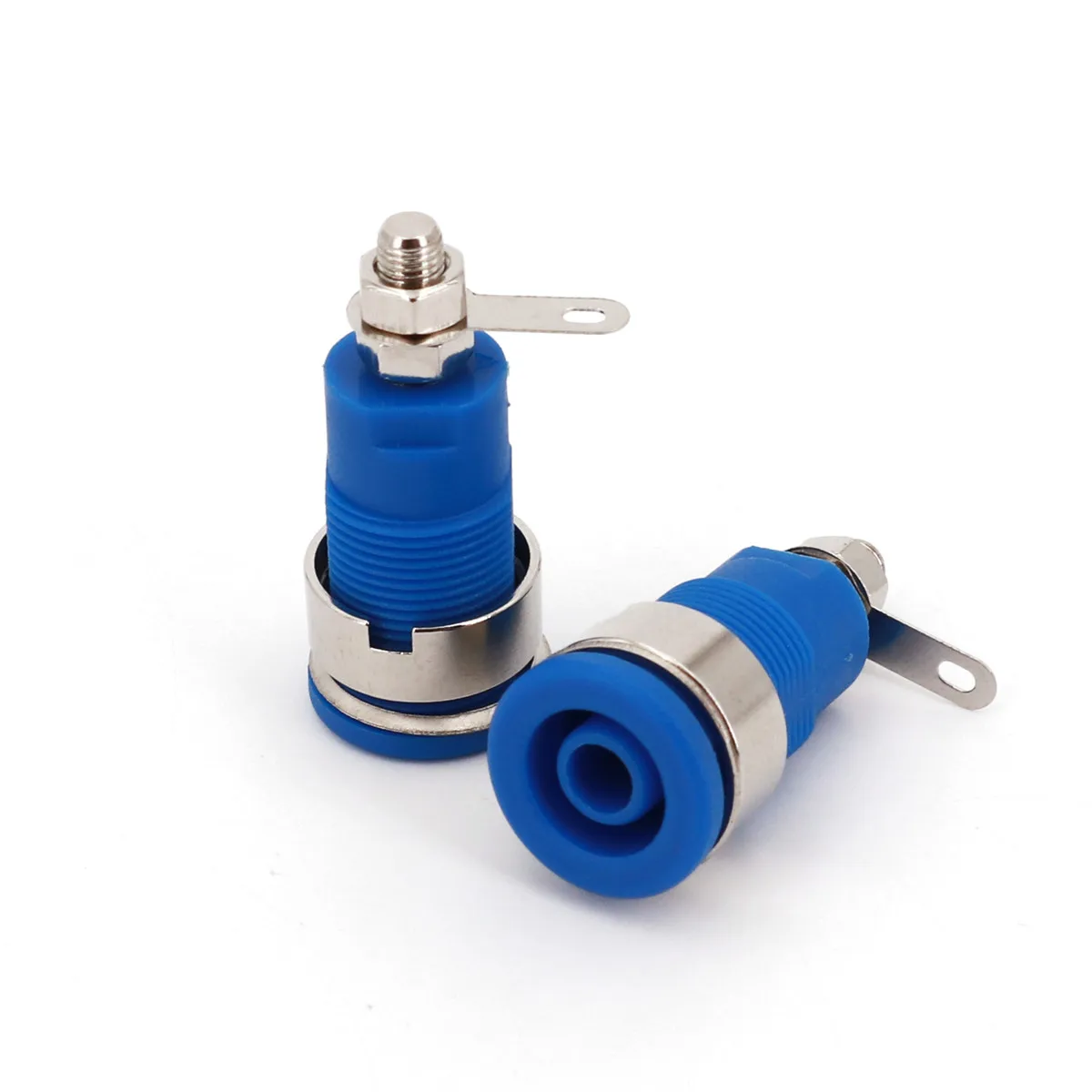 

10 шт. нейлоновый Безопасный 4 мм штекер типа «банан», крепежный штырь, Панельное крепление, тестовый разъем