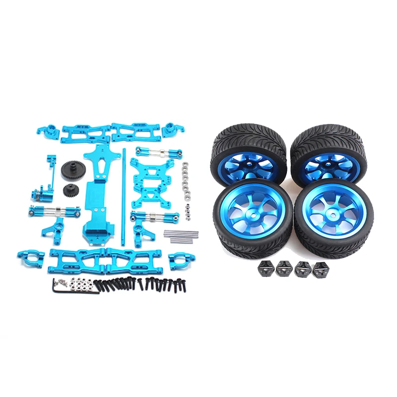 

C сиденье, рулевая чаша, поворотный рычаг, центральный приводной вал с передними и задними колесами, и 12 мм комбайнер для WLtoys 1/14