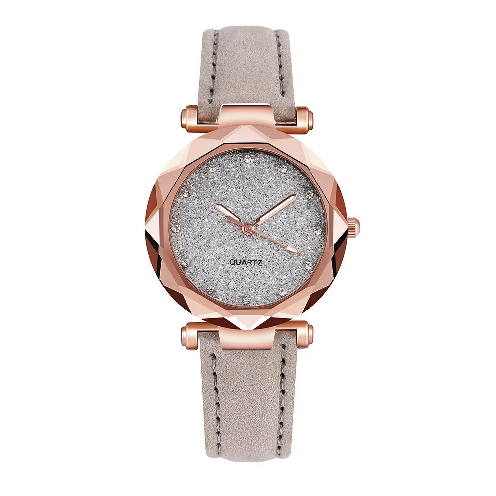 

Watch for Women Ladies Quartz watches Fashion Korean Rhinestone Rose Gold Reloj Mujer Montre Femme Wrist Watch Christmas Gift