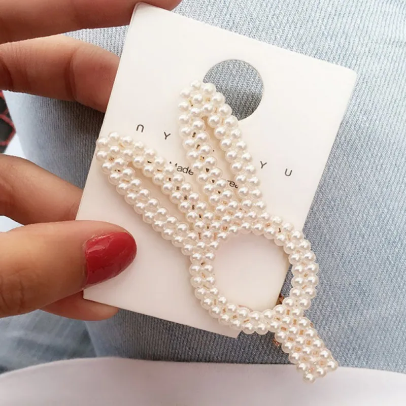 Милая детская заколка для волос девочек милые заколки шпилька с жемчужиной детей