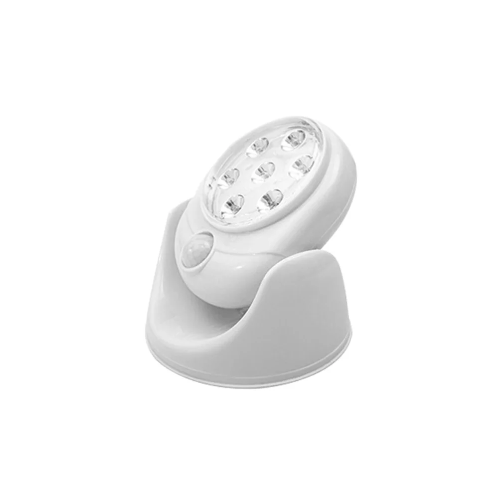 

Fashion Rotary Induction Lamp Human Induction Led Lamp 360 Battery Power Motion Sensor Security Led Light Garden Outdoor Indoor