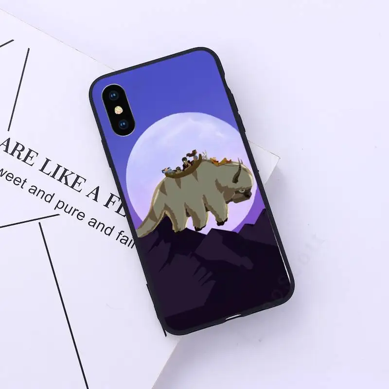

Appa Yip Yip Avatar Japan anime Phone Case for iPhone 11 12 pro XS MAX 8 7 6 6S Plus X 5S SE 2020 XR