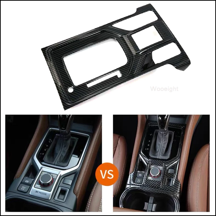 

Wooeight 1 шт. Автомобильная карбоновая Коробка ABS внутренняя коробка переключения передач Панель Накладка рамка наклейка подходит для Subaru Forester...