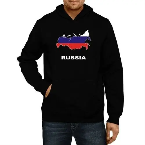 Толстовка мужская Россия Карта страны цветная Толстовка|Мужские толстовки и
