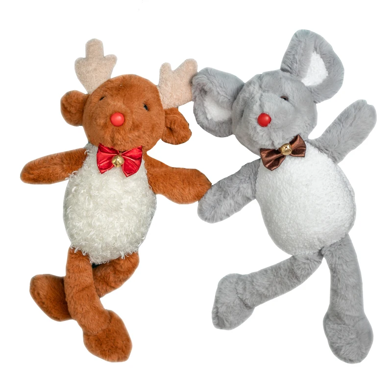 

1 шт. 15-25 см Милая мышь олень Антилопа с колокольчиком плюшевые игрушки kawaii мягкие куклы детские подарки на день рождения вечерние ство