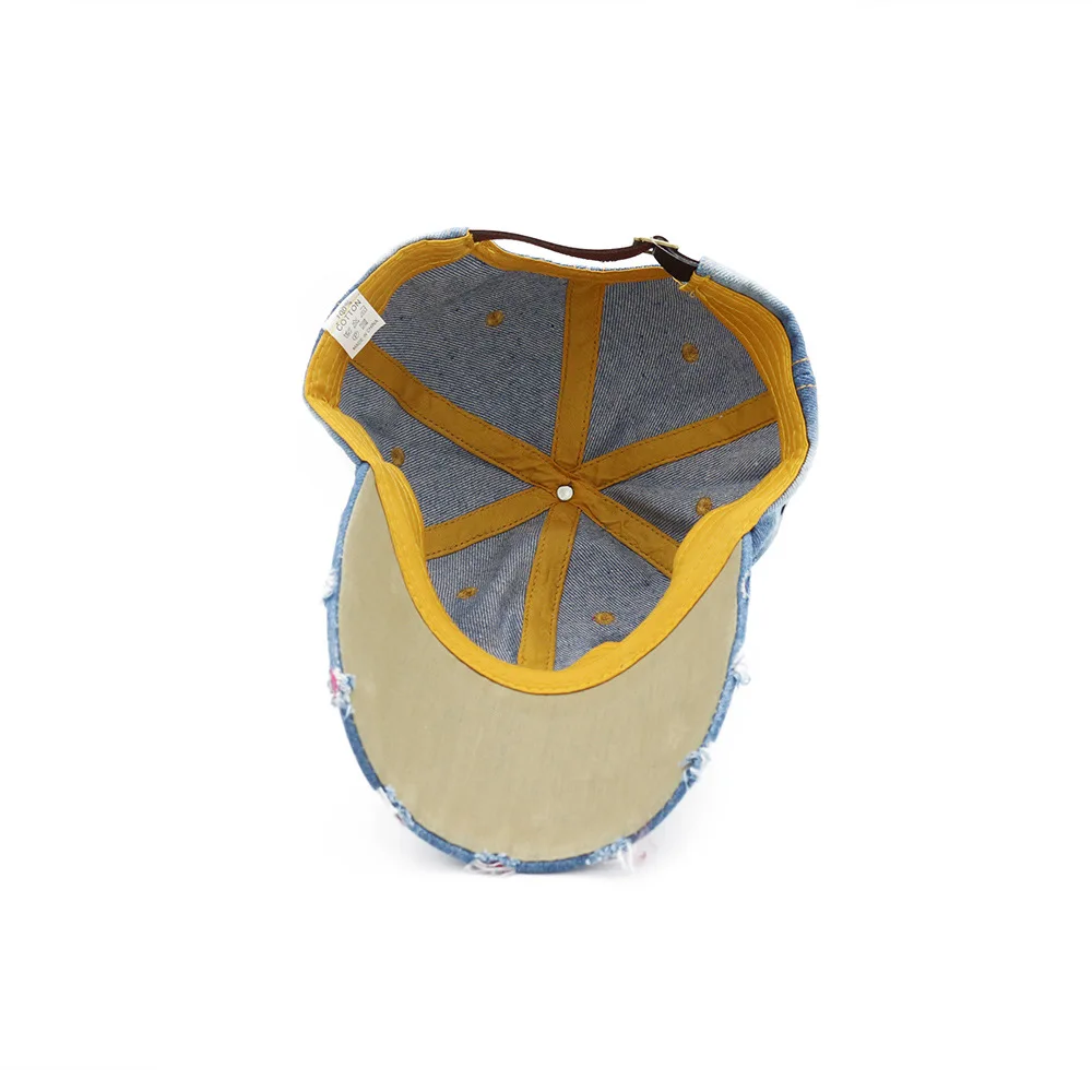 

ZLD Women's Hat Diamond Flower Cowboy Female Bone Baseball Cap Summer Style Casquette Jeans Hat Cowboy Hat baseball hats