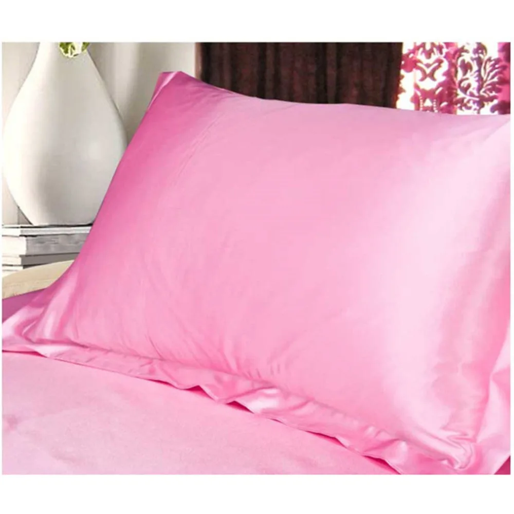 

Double Face Envelope Emulation Silk Satin Pillow Case Hotel Home Pillows Cover For Room Pillowcase Decorative Pillowcases Covers