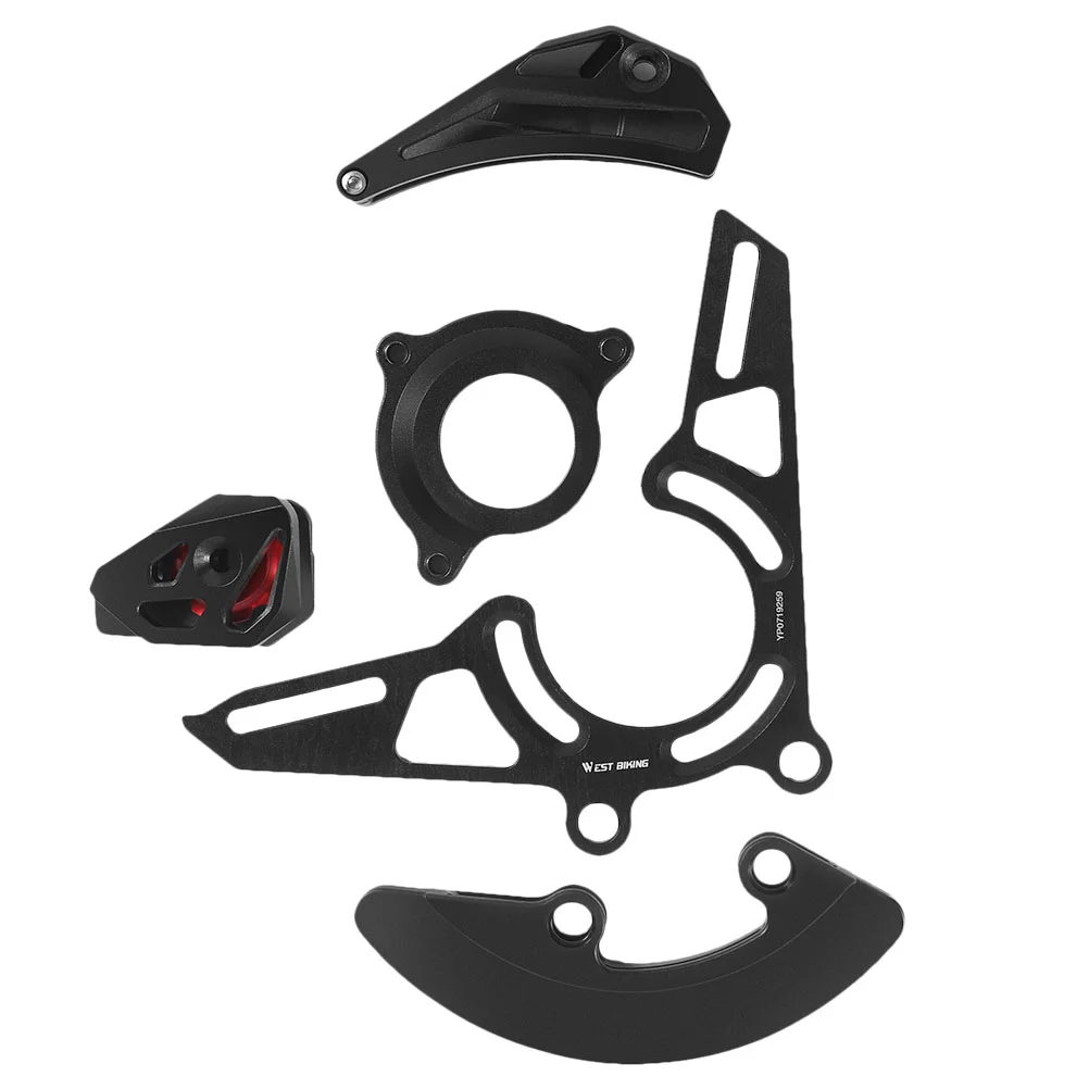 

1Pc Bike Guide Wheel Chain Protector Single Disc Chain Guide Accessory (Black)