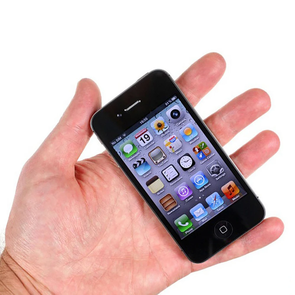 Смартфон Apple IPhone 4S разблокированный 3G экран 3 5 дюйма двухъядерный 8 Мп Wi-Fi GSM WCDMA GPS