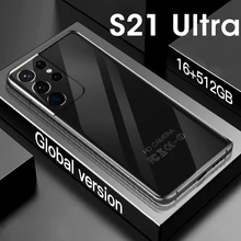 S21 Ultra Smartphones Global Version Mobile Phones Android 10.0 16GB 512GB Dual Sim Smart Phone 5G Unlocked 6.7Inch Cellphones