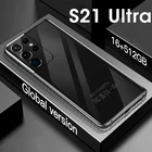 Смартфон S21 Ultra, телефон, Android 10,0, 16 ГБ, 512 ГБ, две Sim-карты, разблокированный