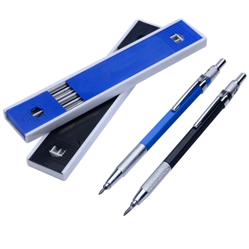 

High-quality Metal Mechanical Pencils 2.0 Mm HB Lead Holder Drafting Drawing Pencil Set Leads Writing School Gifts Stationery