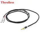 Thouliess HIFI сделанный на заказ 2,53,54,4 мм сбалансированный посеребренный кабель для наушников HD800 HD800S HD820