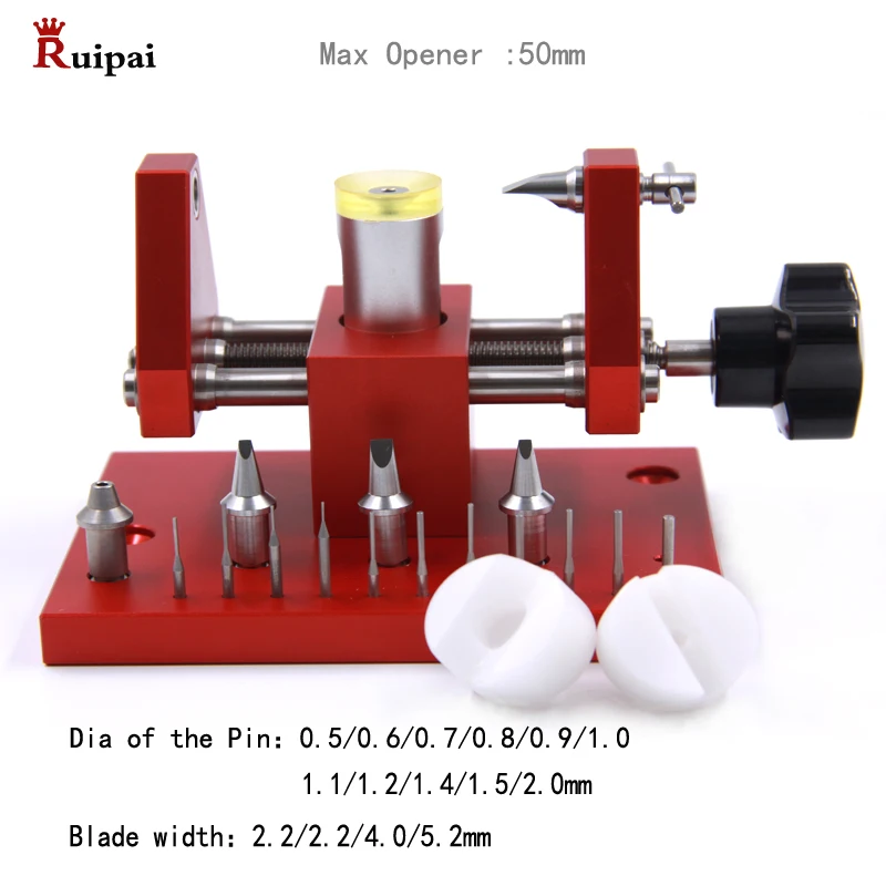 RUIPAI 07119 Watch Snap-on Case Back Opener 50mm  Removing Watch Bezels and Bracelet  Link Pin