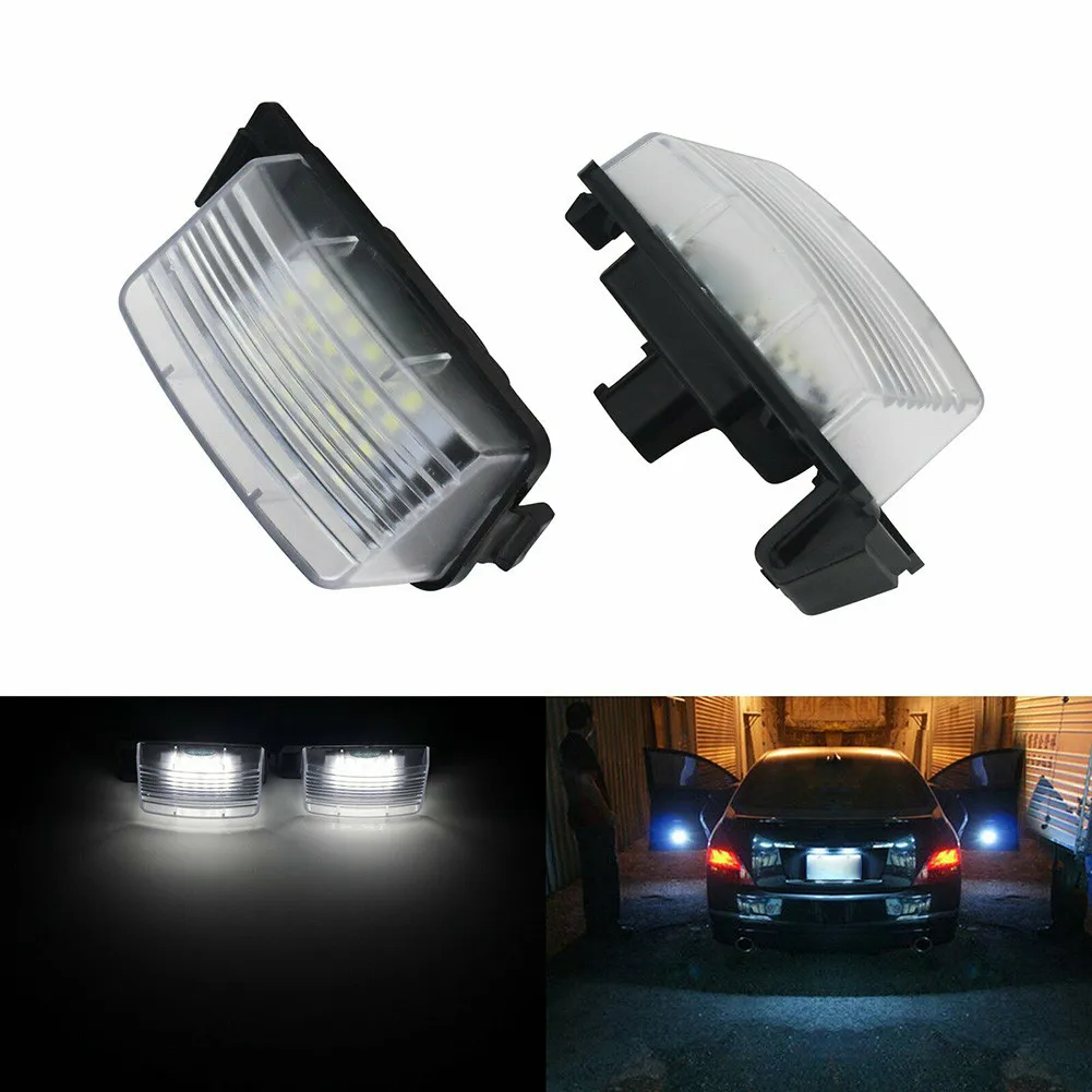 

26510CD00B LED License Plate Lamp 2pcs ABS Housing+ Led Chip Accessories