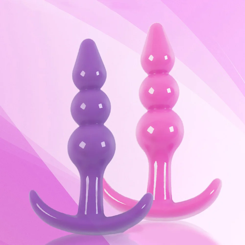 Anal Beads Balls Butt Silicone Plug G-Spot Stimulation Men Woman Sex Toys for woman Gift perfect naughty couples' games | Красота и