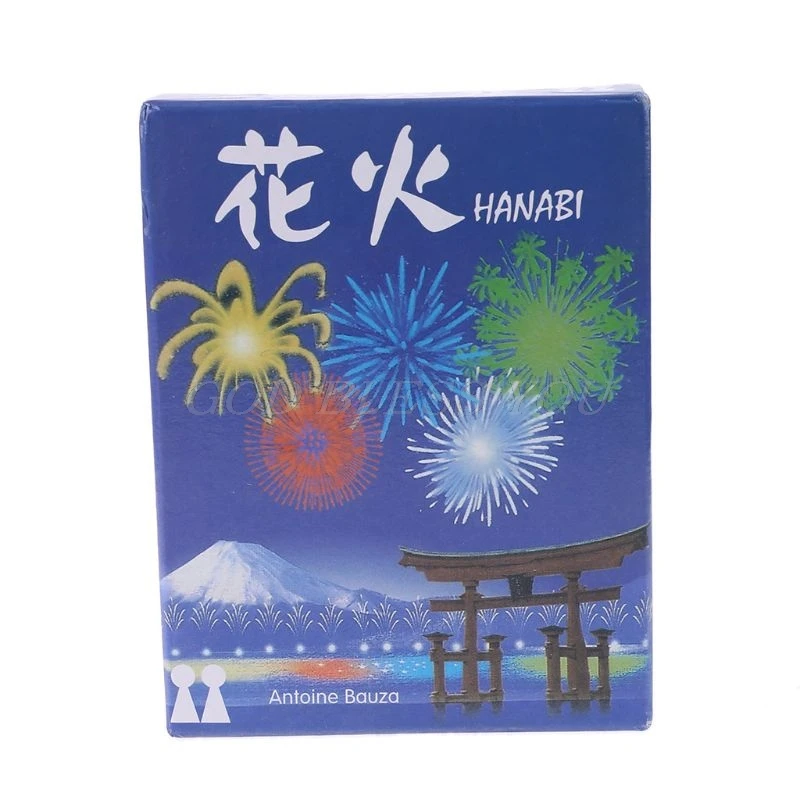 HANABI настольная игра 2-5 игроков карточные игры легко играть забавная