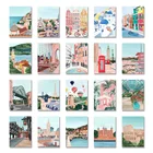 Знаменитый городской пейзаж плакаты и принты Париж Лондон Токио холст картины для гостиной декоративная картина для домашнего декора