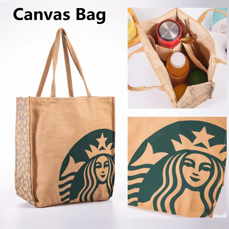 

Canvas Bag Handbag Large Capacity Lunch Box Bag Armpit Bag Female