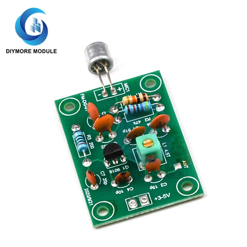 FM модуль приемника-передатчика мини-беспроводной микрофон Ham Радио