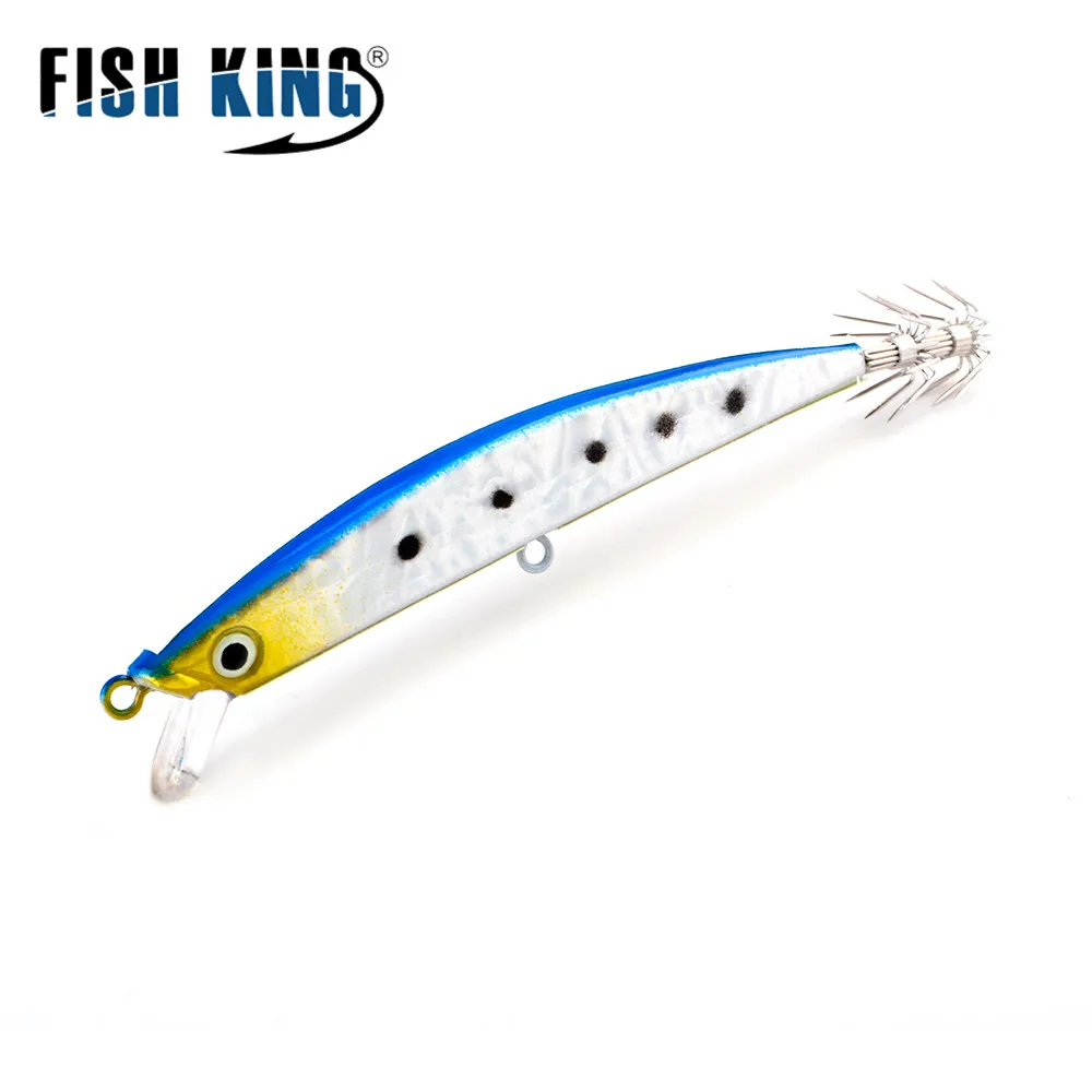 FISH KING Новая Металлическая рыболовная приманка для джиггинга в виде ложки 8 г 17 5