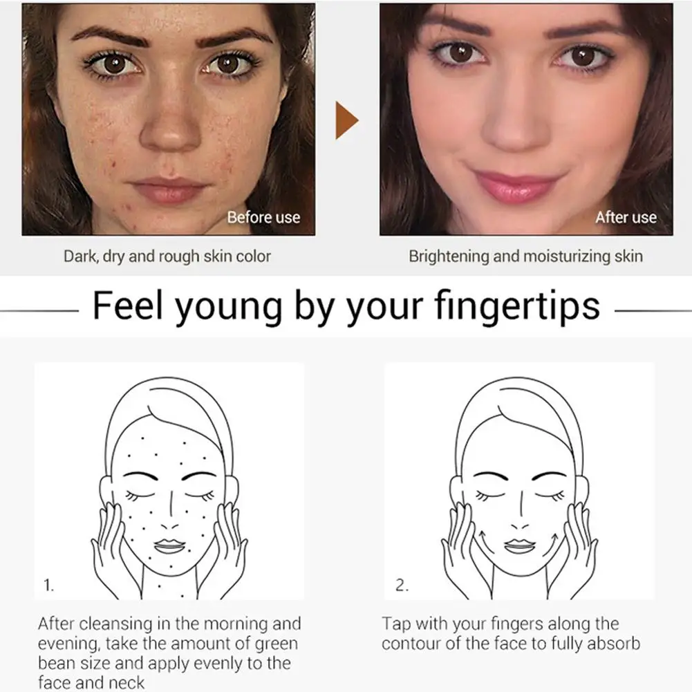 Складки улучшения пептид крем для лица против морщин и тональный старения кожи