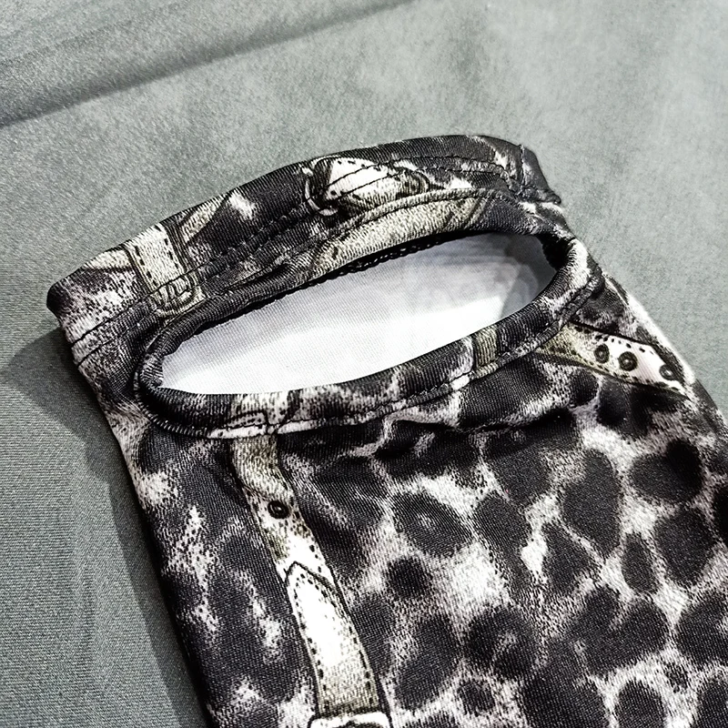 Туфли для латинских танцев женские летние леггинсы с леопардовым принтом тонкий