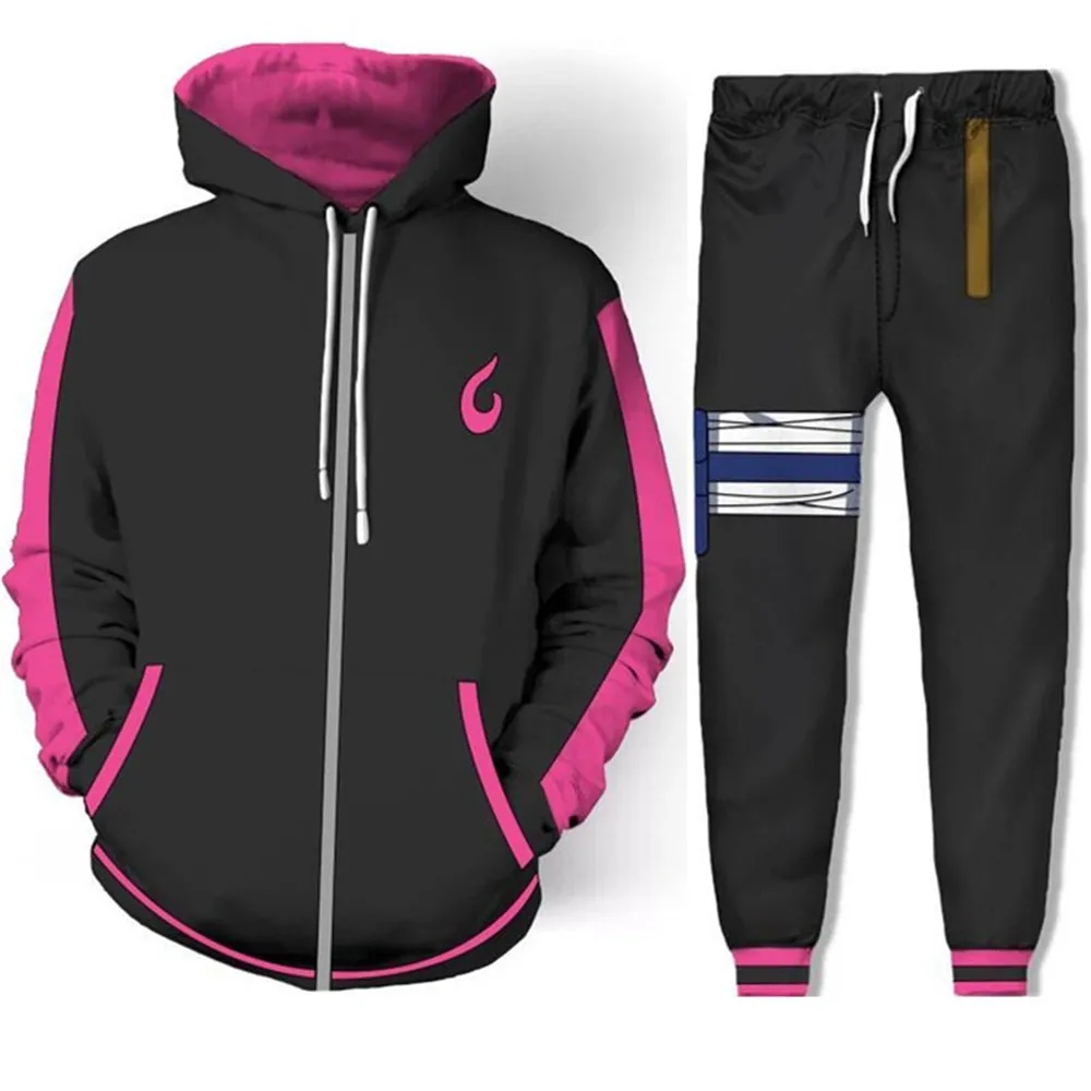 Костюм удзумаки хатакэ Какаси из аниме косплея пальто с 3D принтом свитер/брюки