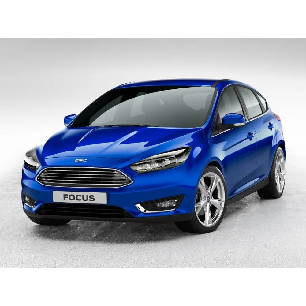 Решетка радиатора черная хром Titanium для Ford Focus 3 Restyling (2015 2019)|Передние и радиаторные
