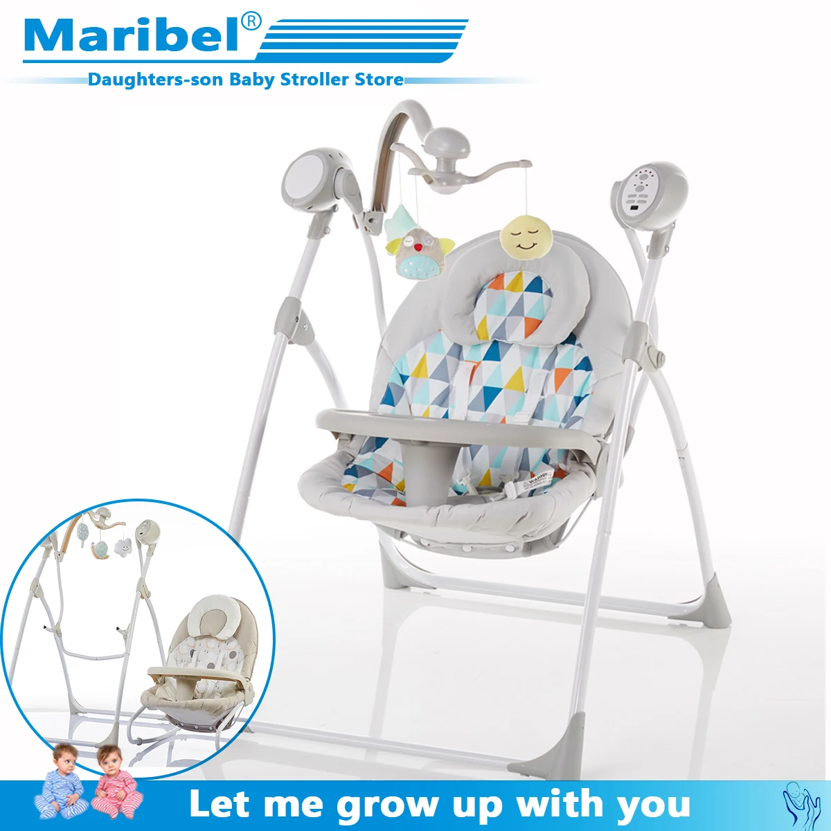 Новое Детское кресло качалка детское Электрическое Кресло Качалка чтобы