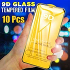 10 шт. 9D закаленное стекло полное клеевое покрытие 9H Защитная пленка для экрана для LG K92 K62 Plus K52 K42 K22 K71 K61 K51S K41S Q92 Q52 Q61