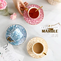 coffee cup and saucer nordic white bone simple ceramic cups cute travel cute travel afternoon tea kubek drinkware by50bd