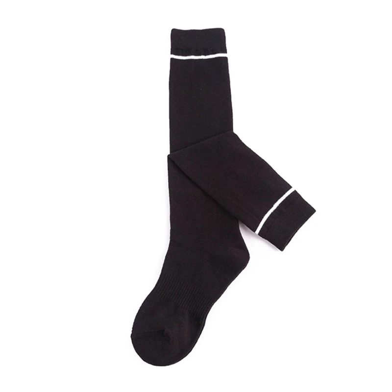 

Japanese Knee Sock Horizontal Bar Tube Socks for Women Calf Socks Uniform Knee Sock Sport Sweet Breathable Socks for Female