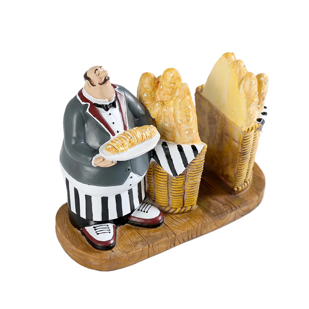 

1pc Resin Tissue Holder Rack Creative European Style Restaurant Tissue Organizer for Decor (Random Color)