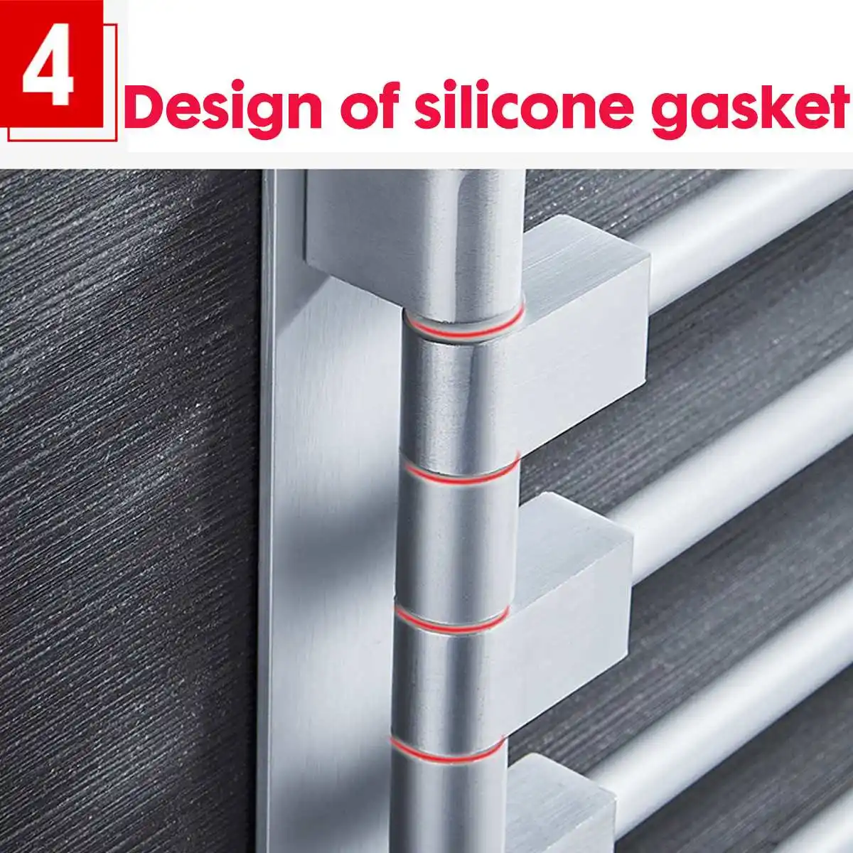 

Xueqin 2/3/4/5/6 Rods Towel Rack Wall Mounted Bathroom Rotatable Towel Holder Kitchen Shelf Towel Hanger Bathroom Accessories