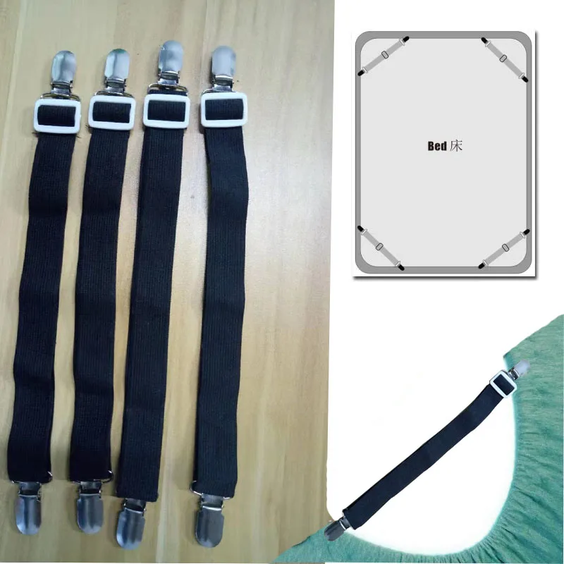 Наматрасник 4 шт./лот чехол для матраса угловой держатель зажимы с регулируемыми