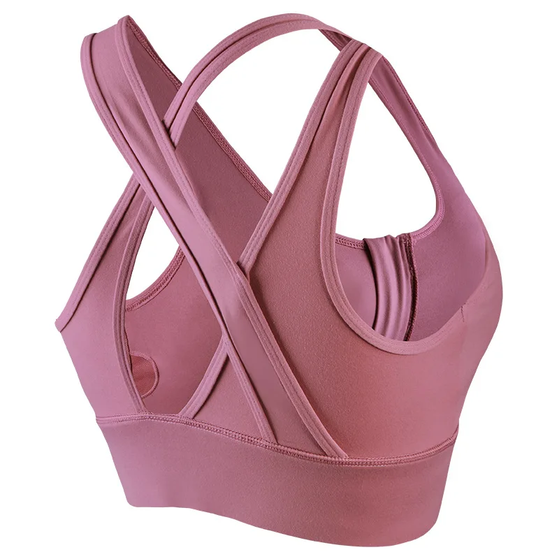 Wmuncc профессиональный спортивный бюстгальтер с застежкой-молнией спереди нижнее
