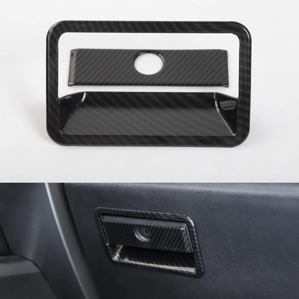

For Ford F150 2015 Up Car Dashboard Passenger Seat Storage Box Switch Button Cover Trim Stickers Interior Styling