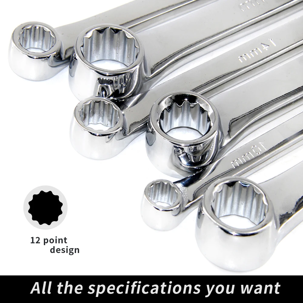 6 шт. удлиненные коробка для двух колец конец гаечного ключа авиации шлица