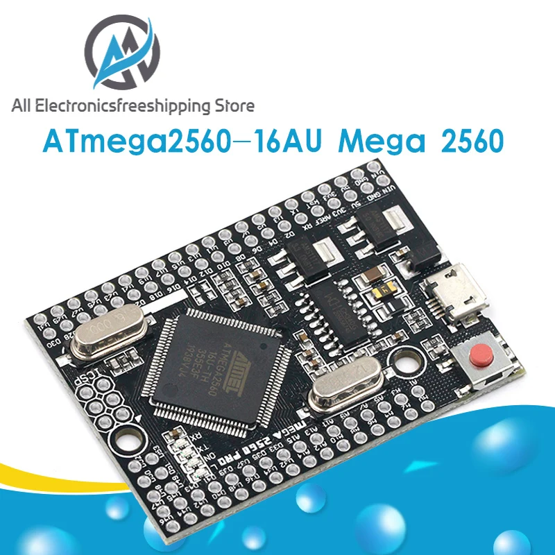 Mega 2560 PRO MINI 5V (Embed) CH340G ATmega2560 16AU с штыревыми разъемами совместимыми arduino 2560|Детали и