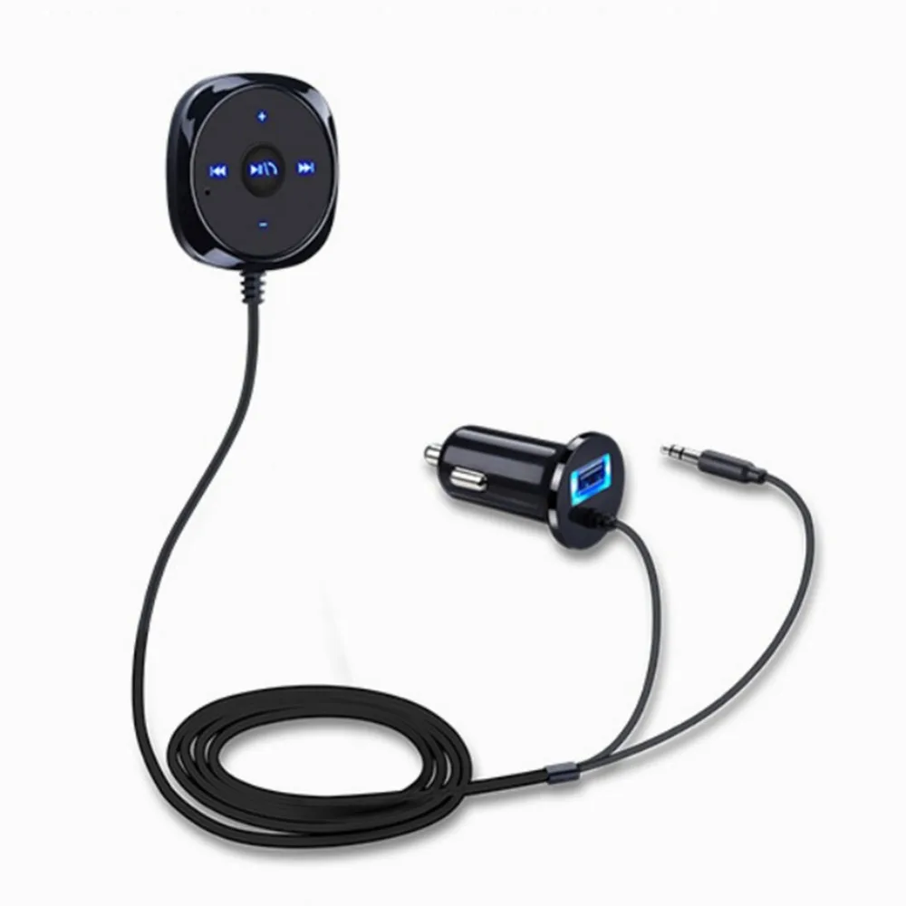 3,5 мм AUX Автомобильный Bluetooth 4,2 стерео приемник беспроводной аудио динамик музыка потоковое аудио адаптер микрофон