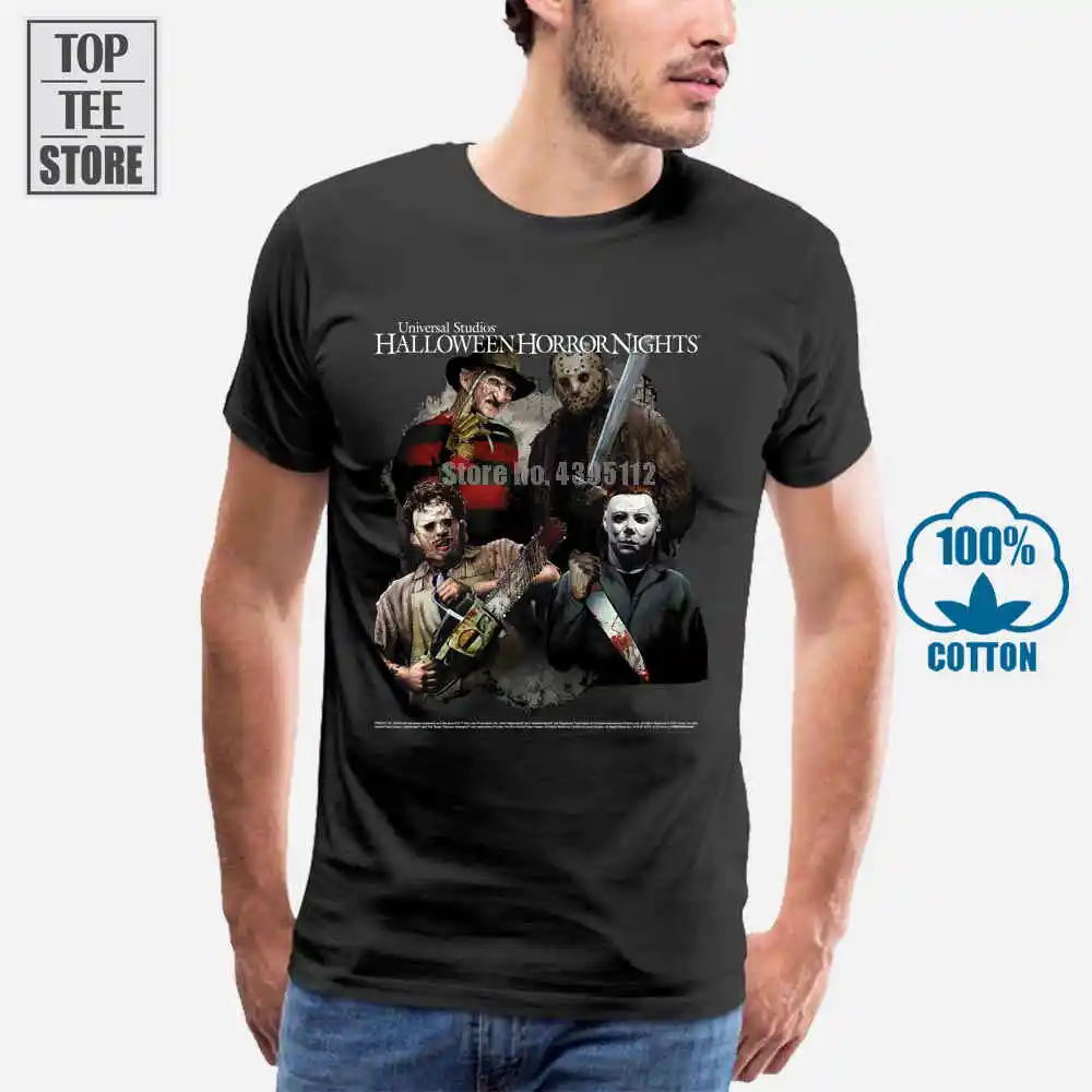 Футболка Freddy Krueger Vs Jason Friday The 13Th с фильмами на Хэллоуин Размер S до 4Xl - купить по