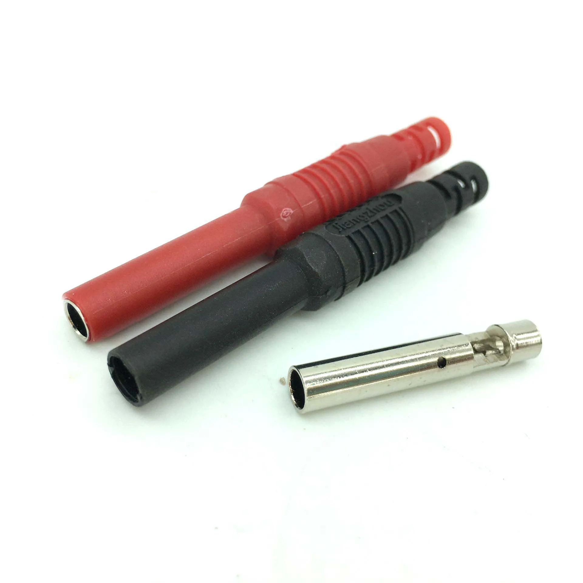 100 шт. цветные латунные изолированные защитные штекеры 4 мм с разъемом типа банан |